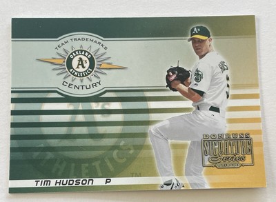 2003 Donruss Signature Series - Team Trademarks Tim Hudson #TT-33 Century /100