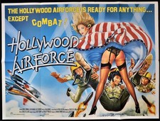 HOLLYWOOD AIR FORCE 1986 Chris Lemmon, Lloyd Bridges UK QUAD POSTER