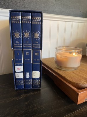 The American Presidents 3 Volume Box Set by Frank Magill & John Loos 1986 Ex-Lib