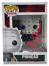 Clive Barker Signed Hellraiser Pinhead Funko Pop Autograph Horror Beckett COA
