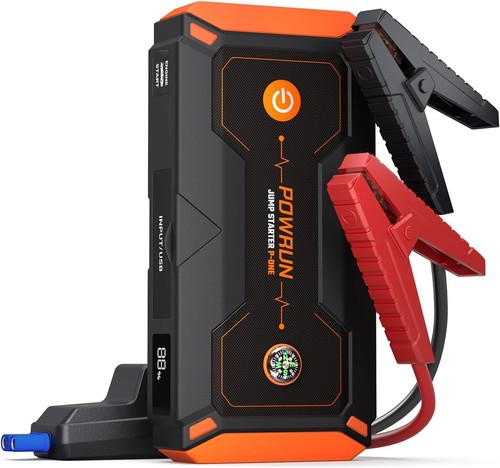Powrun P-ONE Jump Starter, 2000A Portable Jump Box - Car Jump Starter Battery