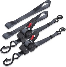 Retractable Ratchet Straps 1in X 12ft2pk-1500lb Break Strength