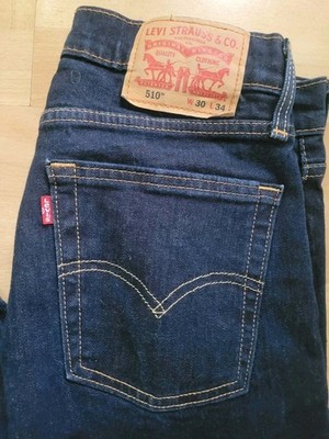 Levis 510 Jeans Retro High Skinny W30 L34 Stretch 