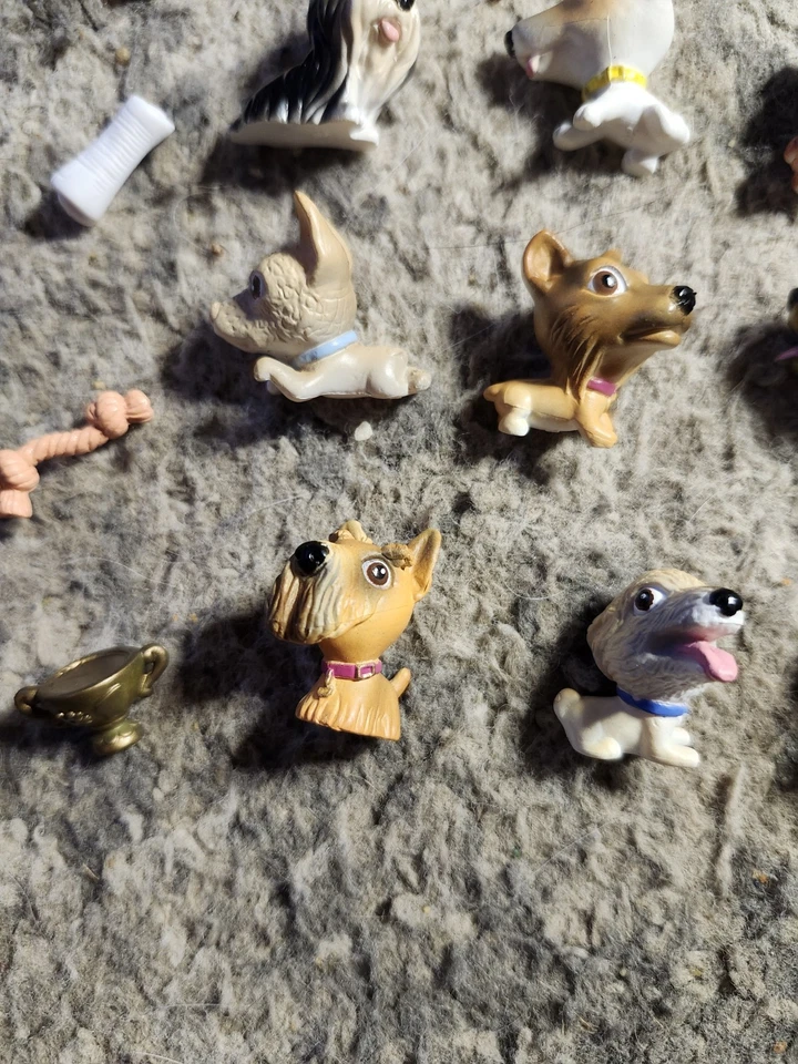 Оригинальные курносые (лот из 15 наборов) собаки щенки мини игрушки фигурки коллекционные предметы  - Изображение 4 из 4