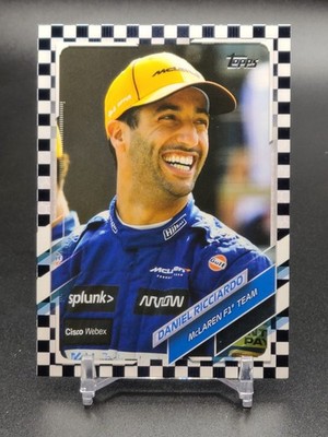 Daniel Ricciardo #28 2021 Topps Formula 1 F1 Flagship Checker Flag Parallel