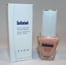 New NIB Avon Nail Experts Anti-Aging Brush On Treatment Stronger Fingernails HTF