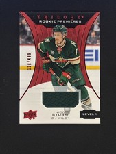 2019 Upper Deck Trilogy Rookie Premieres Level 1 Nico Sturm Red Patch /499 RC
