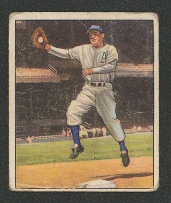 1950 Bowman #13 Ferris Fain :: Philadelphia Athletics   ~ F/GOOD