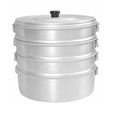 Aluminum Momos Steamer Rice Steaming Cookware Food Vegetable Boiler Kitchen 13''