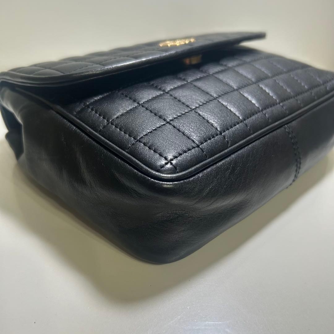 Rare  Celine Chain Shoulder Bag Triomphe Quilted image 4