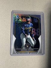 Jackson Chourio Mojo Refractor Bowman Chrome Prospects 2023 Brewers