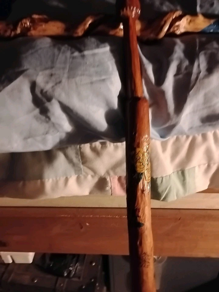 Bastões de caminhada de madeira, fotos diferentes, bastões de tabaco antigos - Imagem 2 de 3