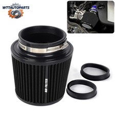 High Flow Performance Air Intake Air Filter 3 3.5 4 Inlet 6.5 Tall Black High Flow Performance Air Intake Air Filter 3 3.5 4 Inlet 6.5 Tall Black