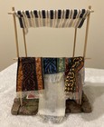 2 pc Fontanini Rug Tent & Loom 5" series Village Market Place New open box — photo 7