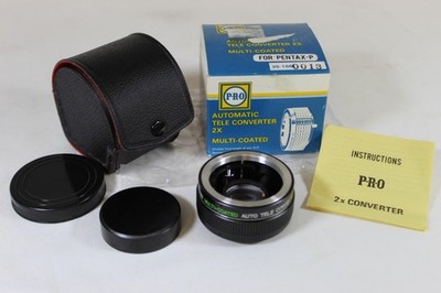 Pro Automatic Tele Converter 2x Multi-Coated for Pentax-S w/ Original Packaging