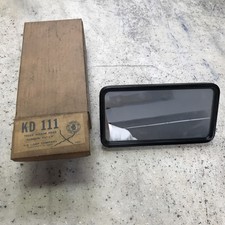 Vintage Kd 111 8 X 4.25 Rectangle Truck Mirror Head Old Stock New Black Paint Vintage Kd 111 8 X 4.25 Rectangle Truck Mirror Head Old Stock New Black Paint