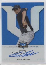2017 Leaf Valiant Draft Blue 11/35 Alex Faedo #BA-AF1 Auto 0q3
