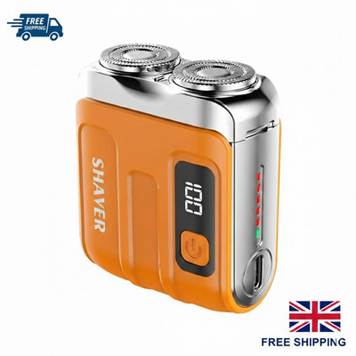 Mini Rasierer USB Wiederaufladbar Taschenformat Tragbar Elektrorasierer Rasierer für Männer