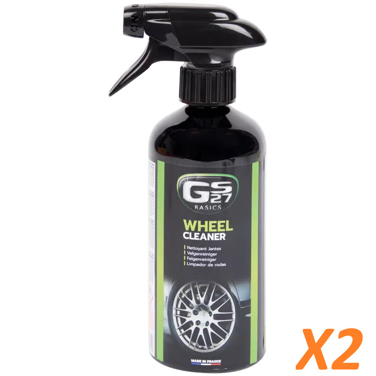 Nettoyant jantes GS27 en flacon pulvérisateur de 500 ml pour entretien auto