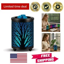 Stylish Electric Wax Warmer with Detachable Tray and Ambient Lighting   25 Watts