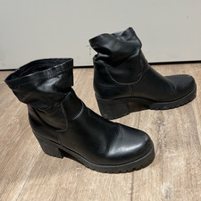 Other Damen Stiefeletten Schwarz Leder EU 40 ...