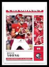 2023 Panini Chronicles Football Draft Picks Bryce Young Rookie RC Alabama #1