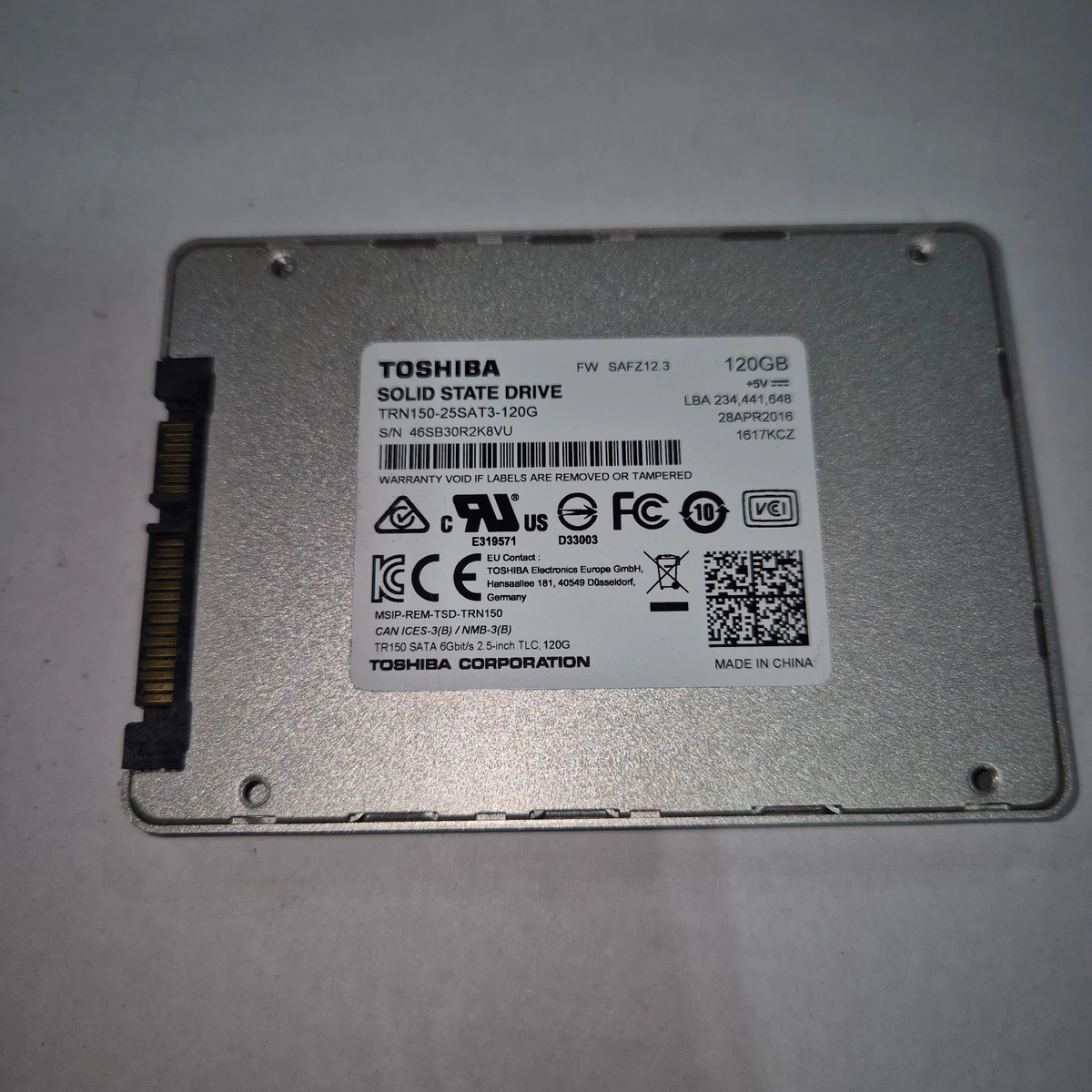 東芝 - 新品SSD 120GB◆東芝◆Core i3◆Win10◆office Toshiba 120 GB Storage Capacity Solid State Drives for sale | eBay
