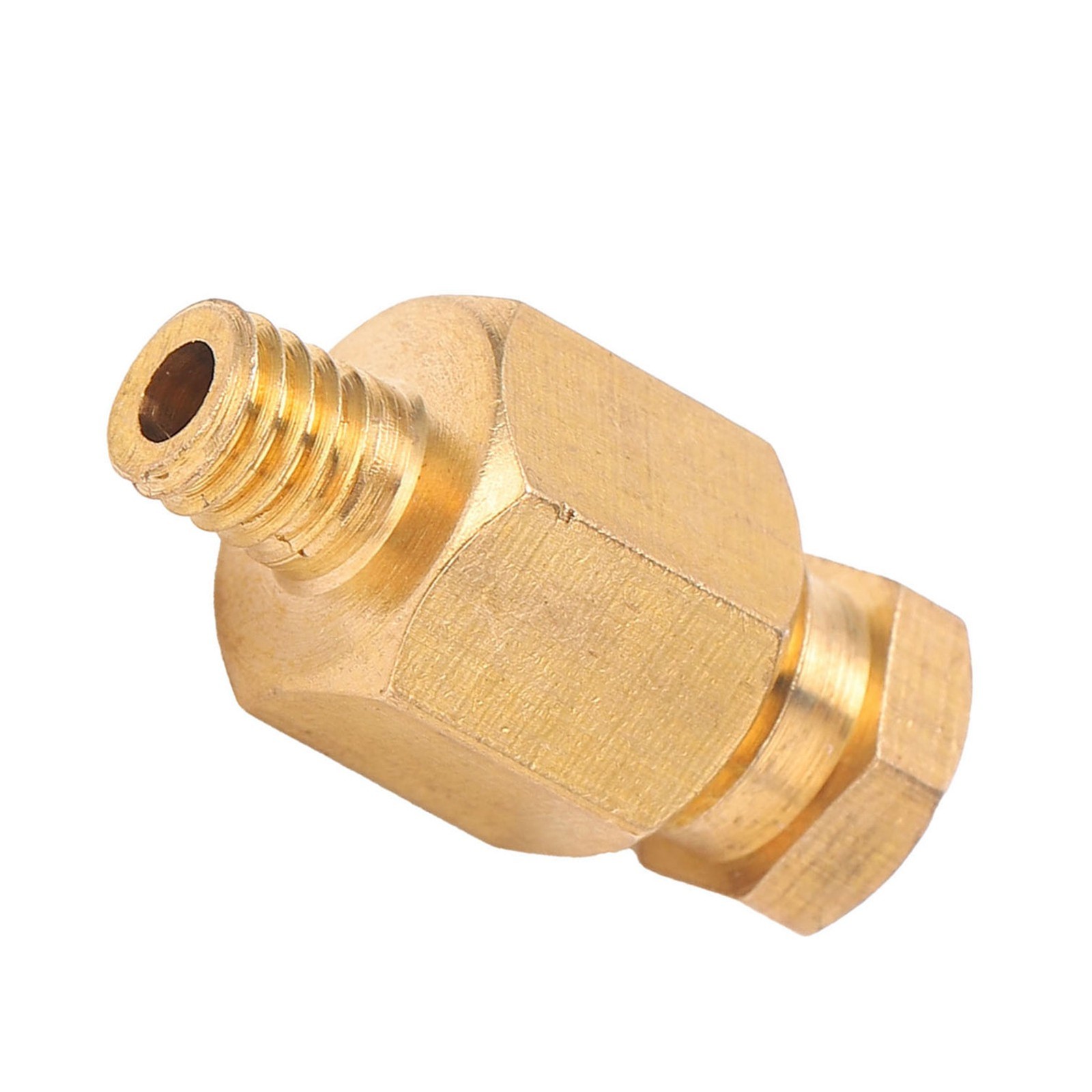 .Pipe Nipple Brass Thread Straight Fitting Connection Adapter Industrial Piping