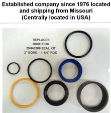 25H40206 Bush Hog seal kit REPLACEMENT (2" bore & 1-1/4" Rod) See description