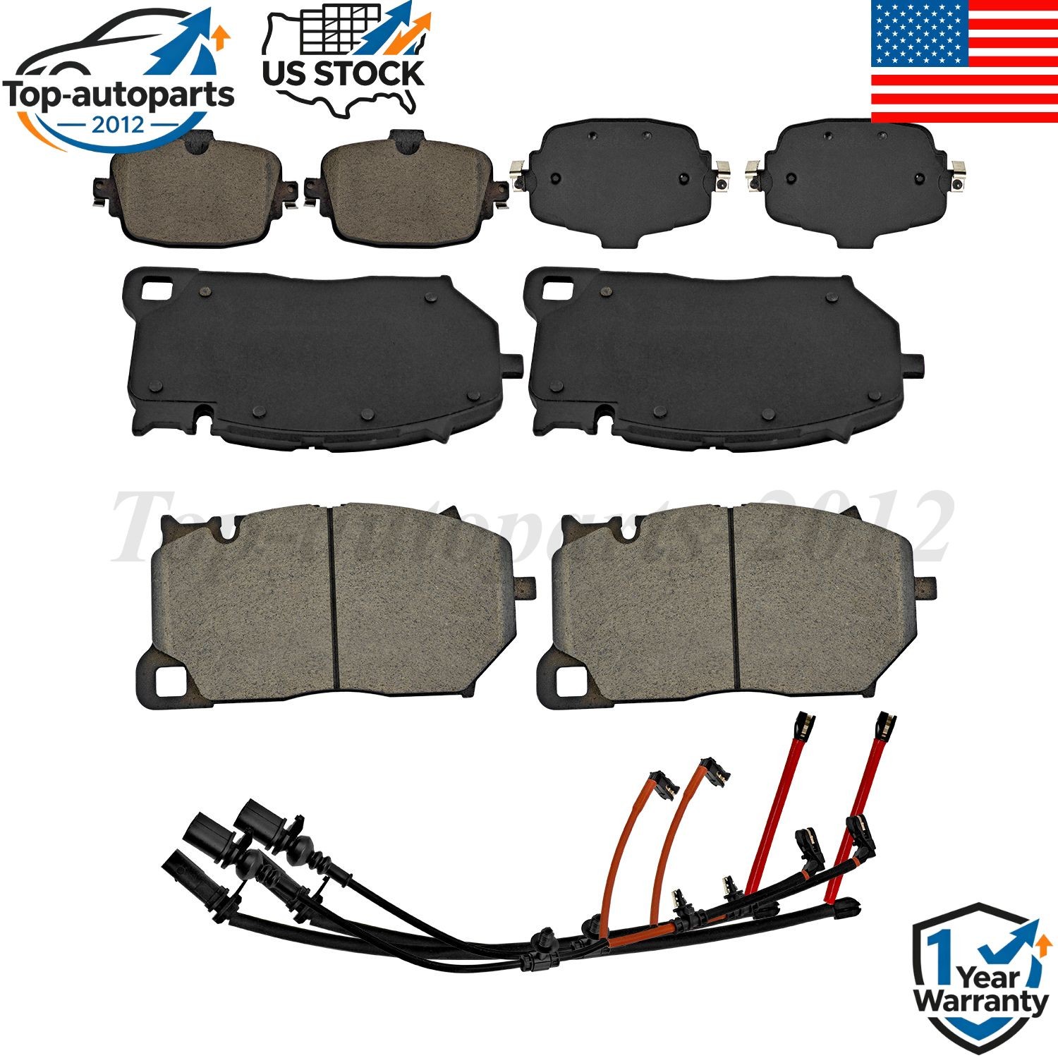 Lamborghini Urus 2018-2022 Front Brake pads Set P/N 4M0698151AR