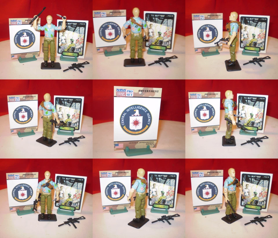 GI JOE CHUCKLES 1987 AGENTE DE INTELIGENCIA ENCUBIERTO 100 % + TARJETA CIA ARAH cobra ** Foto 2 de 4
