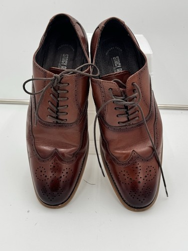 Stacy Adams Dickinson Cap Toe Oxford 25066-221 Cognac 9.5M Men's Dress Shoes - Bild 2 von 12