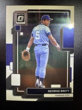 2022 Panini Donruss Optic George Brett #114 Kansas City Royals Baseball Card