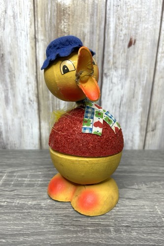 VINTAGE EASTER CANDY CONTAINER CHICK PUTZ NODDER W. GERMANY MID CENTURY