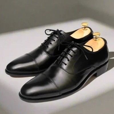 Neue handgefertigte Herren Lederschuhe, schwarz Schnürschuhe Oxford formell elegant Oxford Schuhe