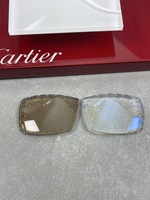 Brown TRANSITION Cartier Diamond Cut Lenses Buffalo, Wood, Acetate, C Decor Wire