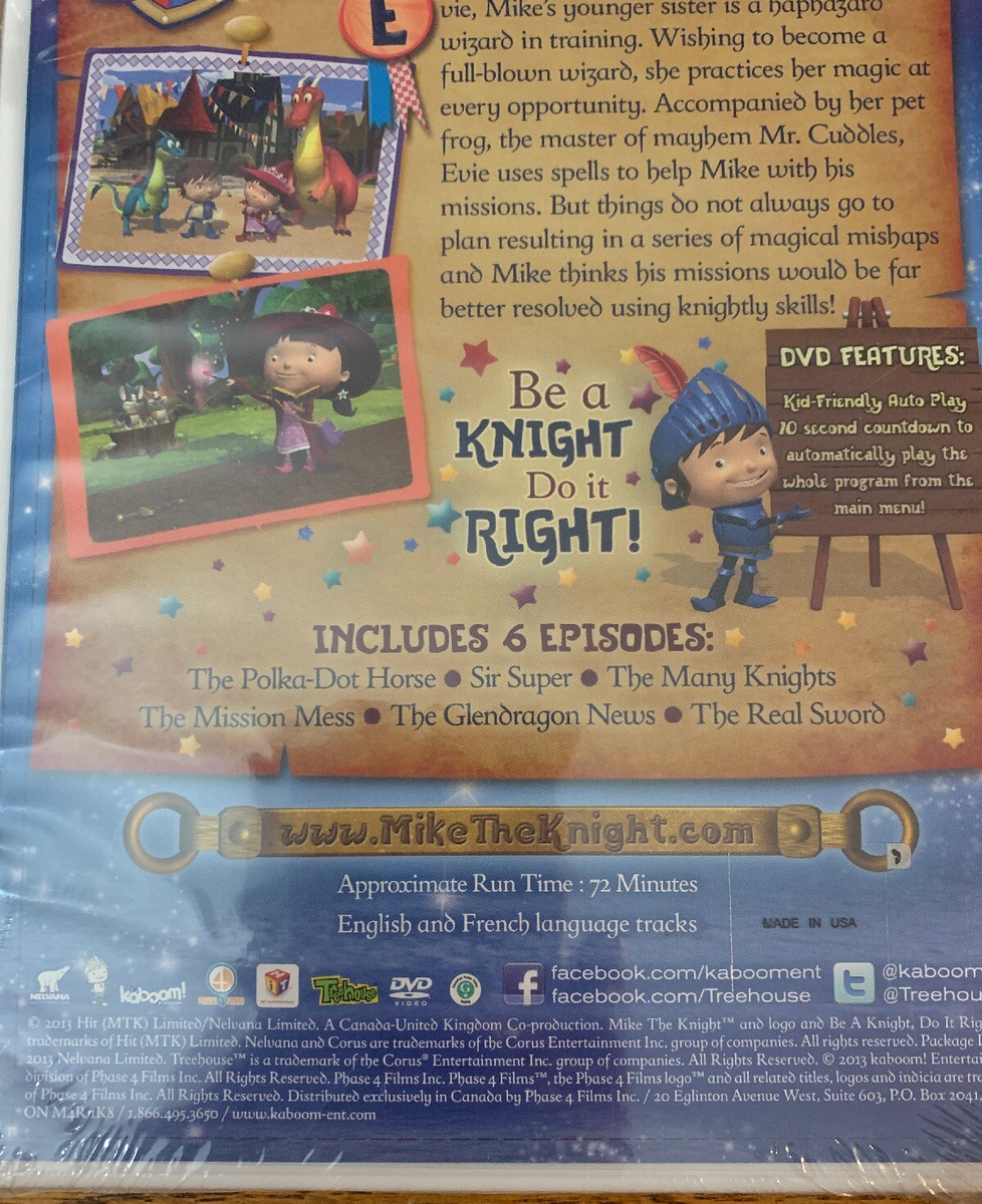 Mike The Knight Magical Mishaps DVD | eBay