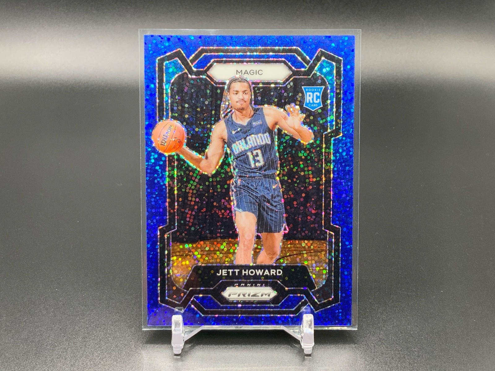 2023-24 Panini Prizm Jett Howard #132 Blue Sparkle Prizm /144 Rookie RC TTC4150