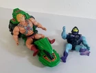 Y-121 VINTAGE 1980'S MOTU ACTION FIGURE LOT-HE-MAN, ROAD RIPPER, & SKELETOR!