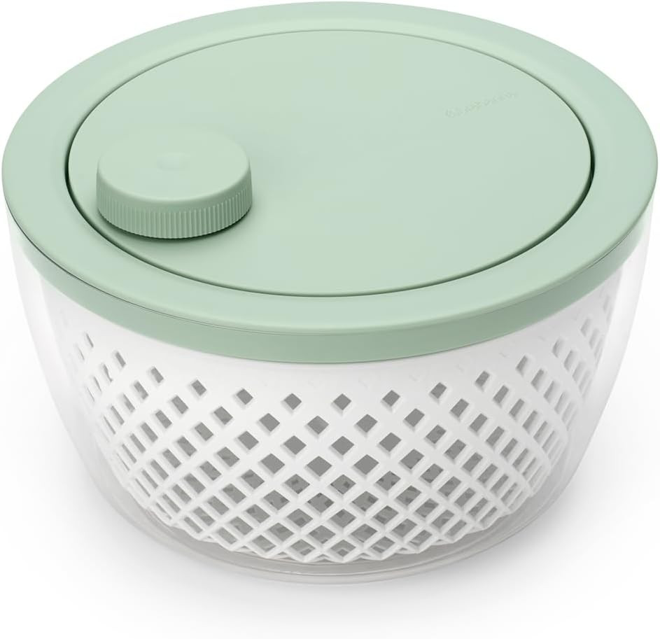 Brabantia TASTY+ Centrifuga Insalata: Ciotola e Colino in Jade Green