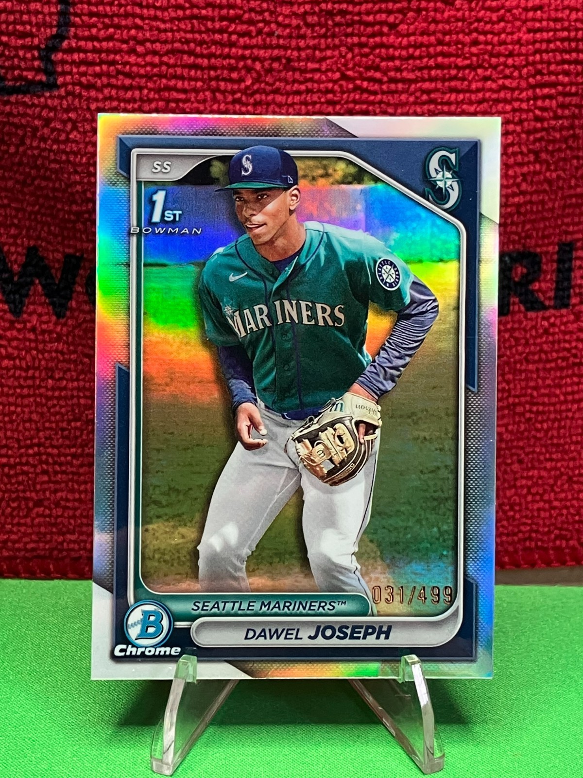 2024 Bowman Chrome - Dawel Joseph #BCP-176 - Refractor /499 (RC)