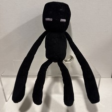 Minecraft Enderman Plush Stuffed Animal Mojang 2014 Video Game Black 10"