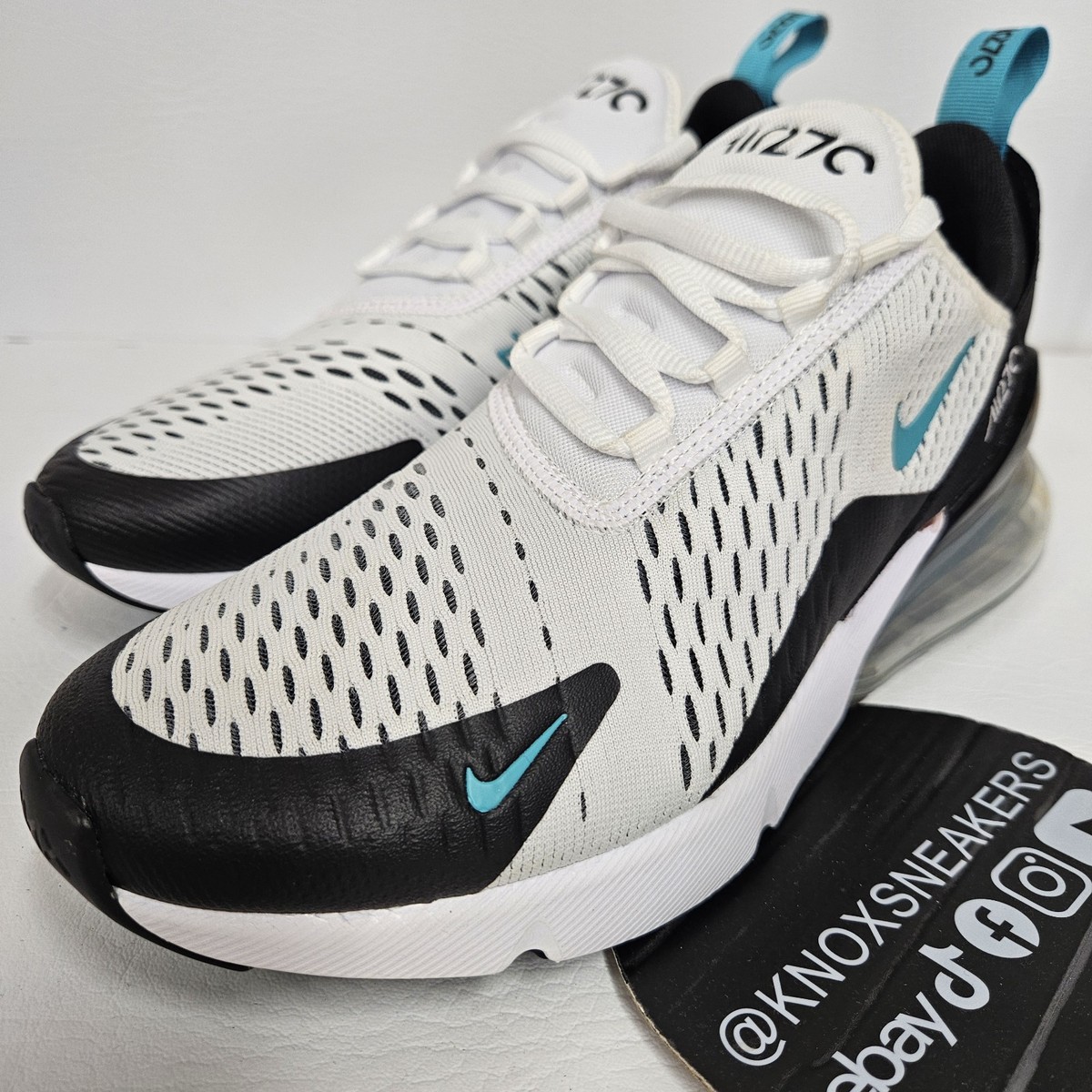Nike Air Max 270 Dusty Cactus 2018 White Black AH8050 001 Men's