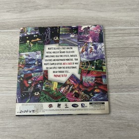 Nights Into Dreams (Sega Saturn, 1996) Not For Resale Version Complete 