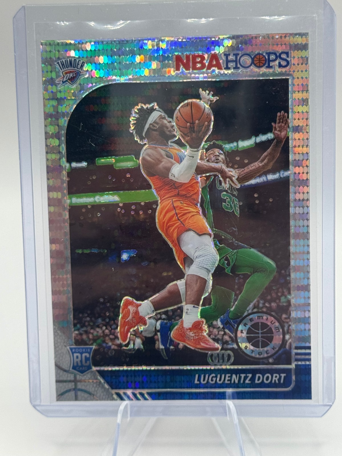 Luguentz Dort #213 Rookie Pulsar Prizm 2019-20 Panini NBA Hoops Premium Stock