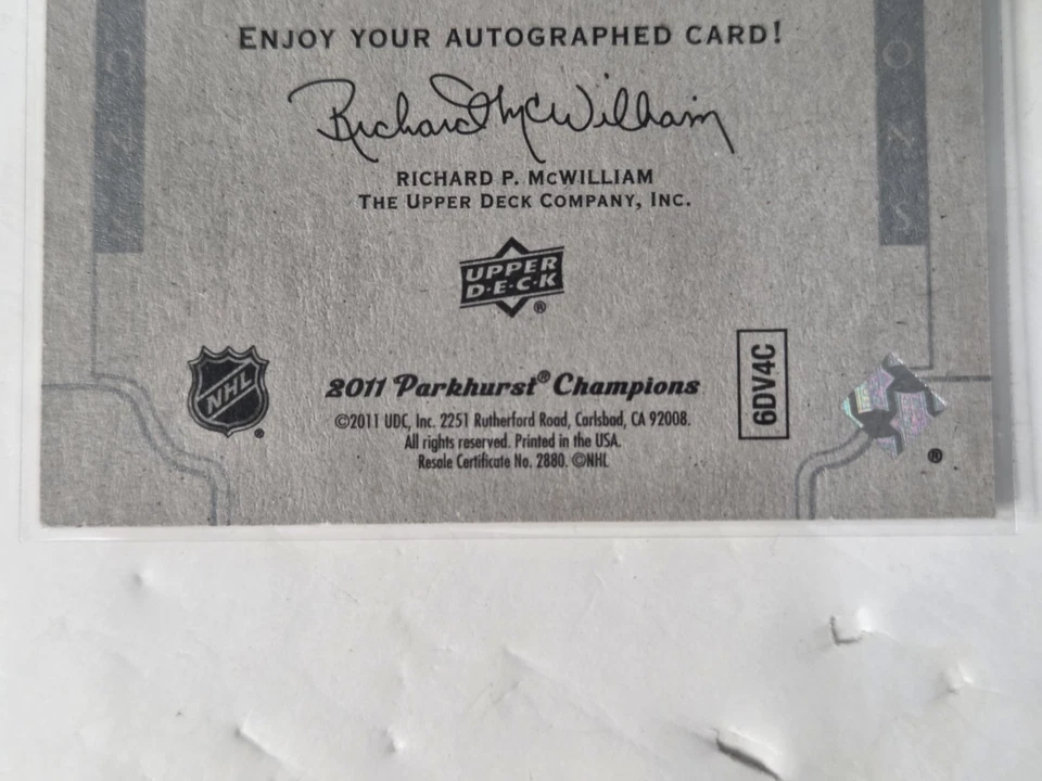 2011-12 Upper Deck Parkhurst Champions Renditions Bobby Hull #141 HOF - Image 4 of 4