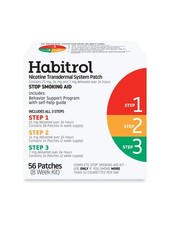 Habitrol Nicotine Transdermal System Patch  Stop Smoking Aid  Steps 1, 2, a...