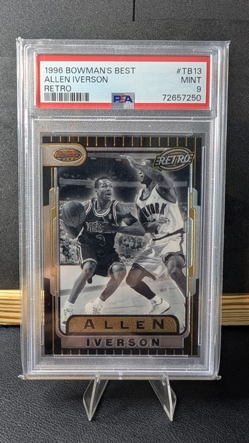 1996-97 Bowman's Best - Retro Allen Iverson #TB13 (RC)
