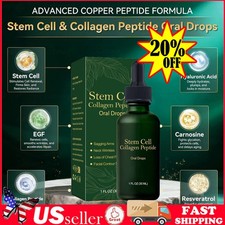 Stem Cell Collagen Peptide Oral Drops Natural Advanced Body Care Liquids
