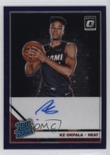 2019-20 Donruss Optic FOTL Purple Stars Prizm Signatures /49 KZ Okpala Auto 13c7